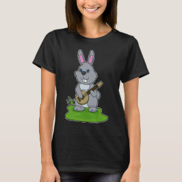 Rabbit Musician Guitar Music T-shirt
