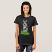 Rabbit Musician Guitar Music T-shirt (Voorkant volledig)