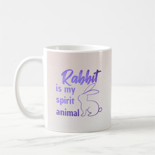 Rabbit my spirit koffiemok (Links)