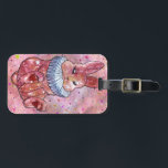 Rabbit named Ladybug Bagagelabel<br><div class="desc">The Lucky Charms they are a group of very lucky and cute Friends of Animals with beautiful and colorful patterns spreading luck as they go along the road of happy life journey. Hi I'm a rabbit from the universe of luck and my name is Ladybug just like the lucky ladybug...</div>