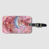 Rabbit named Ladybug Bagagelabel (Voorkant (horizontaal))