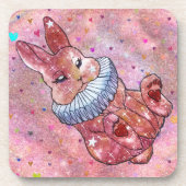 Rabbit named Ladybug Bier Onderzetter (Voorkant)
