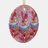 Rabbit named Ladybug Keramisch Ornament (Rechts)