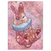 Rabbit named Ladybug Klembord (Achterkant)