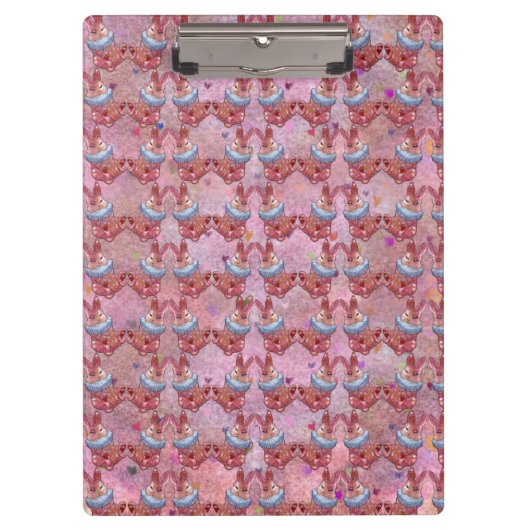 Rabbit named Ladybug Klembord (Voorkant)