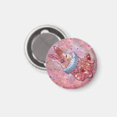 Rabbit named Ladybug Magneet (Voorkant / Achterkant)