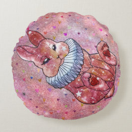 Rabbit named Ladybug Rond Kussen