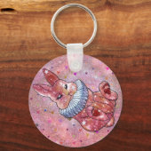 Rabbit named Ladybug Sleutelhanger (Voorkant)