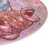 Rabbit named Ladybug Snijplank (Hoek)