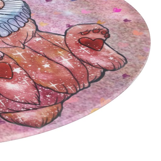 Rabbit named Ladybug Snijplank (Hoek)