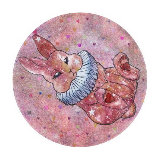 Rabbit named Ladybug Snijplank (Voorkant)