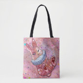 Rabbit named Ladybug Tote Bag (Voorkant)