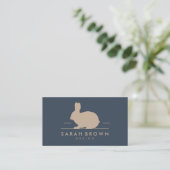Rabbit Navy Visitekaartje (Staand voorkant)