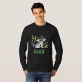 Rabbit New Year 2023 Christmas Celebration Santa E T-shirt (Voorkant volledig)
