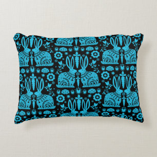 Rabbit Nordic Scandinavian Folk Art Accent Kussen