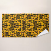 Rabbit Nordic Scandinavian Folk Art Badhanddoek (Badhanddoek)