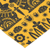 Rabbit Nordic Scandinavian Folk Art Korte Tafelloper (Hoek)