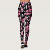 Rabbit Nordic Scandinavian Folk Art Leggings (Achterkant)