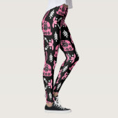 Rabbit Nordic Scandinavian Folk Art Leggings (Rechts)