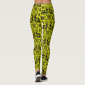Rabbit Nordic Scandinavian Folk Art Leggings (Achterkant)