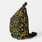 Rabbit Nordic Scandinavian Folk Art Sling Bag (Rechterhoek)