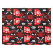 Rabbit Nordic Scandinavian Folk Art Tafelkleed (Voorkant (Horizontaal))