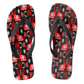 Rabbit Nordic Scandinavian Folk Art Teenslippers (Voetbed)