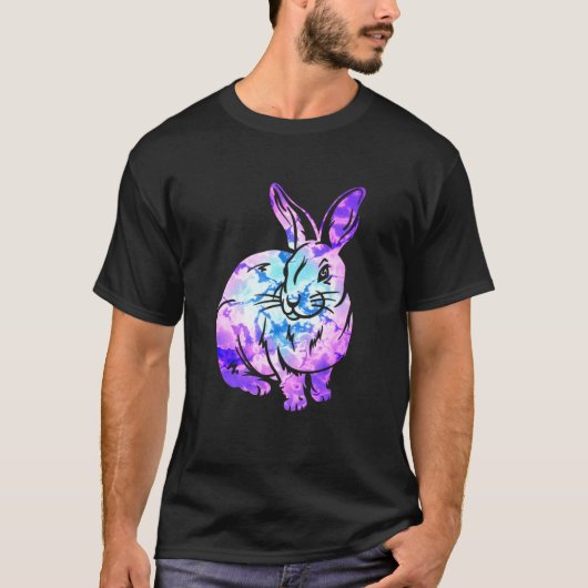 Rabbit of 1990s Vaporwave Aesthetics Rabbit Art T-shirt (Voorkant)