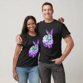 Rabbit of 1990s Vaporwave Aesthetics Rabbit Art T-shirt (Unisex)