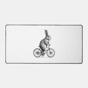 Rabbit On A Bike Bunny Fietsen Fietsen Fietsen Man Bureaumat