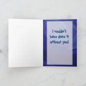 Rabbit Party Center Bedankkaart (Binnen)