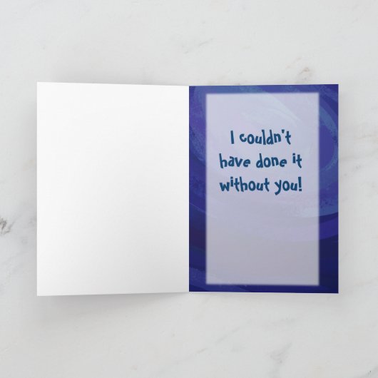 Rabbit Party Center Bedankkaart (Binnen)