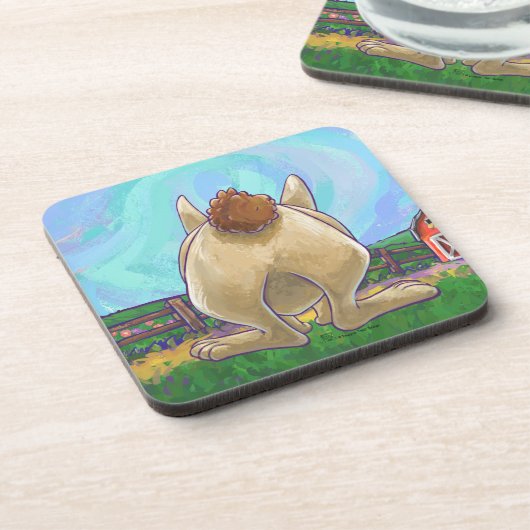 Rabbit Party Center Bier Onderzetter (Linkerzijde)