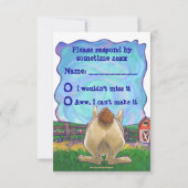 Rabbit Party Center Kaart (Achterkant)