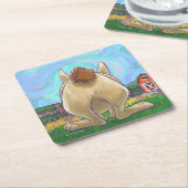 Rabbit Party Center Kartonnen Onderzetters (Schuin)