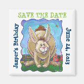 Rabbit Party Center Magneet (Voorkant)