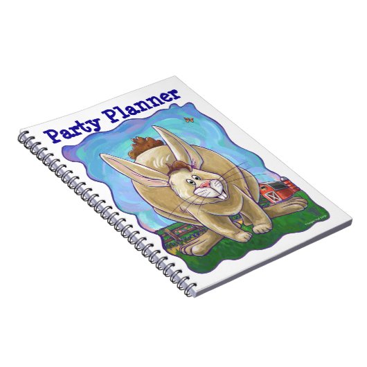 Rabbit Party Center Notitieboek (Rechterzijde)