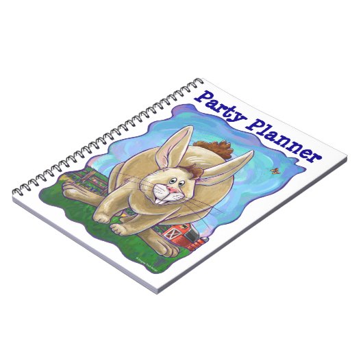 Rabbit Party Center Notitieboek (Linkerzijde)