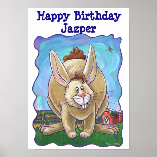 Rabbit Party Center Poster (Voorkant)