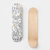 Rabbit Pattern Persoonlijk Skateboard (Voorkant)