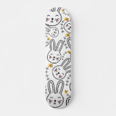 Rabbit Pattern Persoonlijk Skateboard (Voorkant)