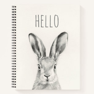 Rabbit Pencil Tekening Notitieboek