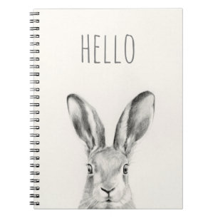 Rabbit Pencil Tekening Notitieboek