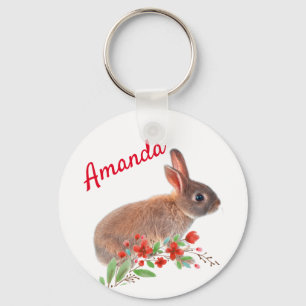 Rabbit personaliseren sleutelhanger
