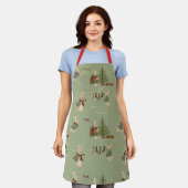 Rabbit Peter christmas feestdagen Apron Schort (Gedragen)