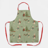 Rabbit Peter christmas feestdagen Apron Schort (Voorkant)