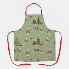 Rabbit Peter christmas feestdagen Apron Schort