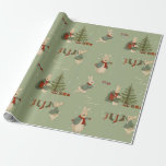 Rabbit Peter christmas Wrapping Paper Cadeaupapier<br><div class="desc">Rabbit Peter christmas Wrapping Paper</div>