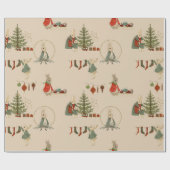 Rabbit Peter christmas Wrapping Paper Cadeaupapier (Vlak)