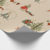 Rabbit Peter christmas Wrapping Paper Cadeaupapier (Hoek)